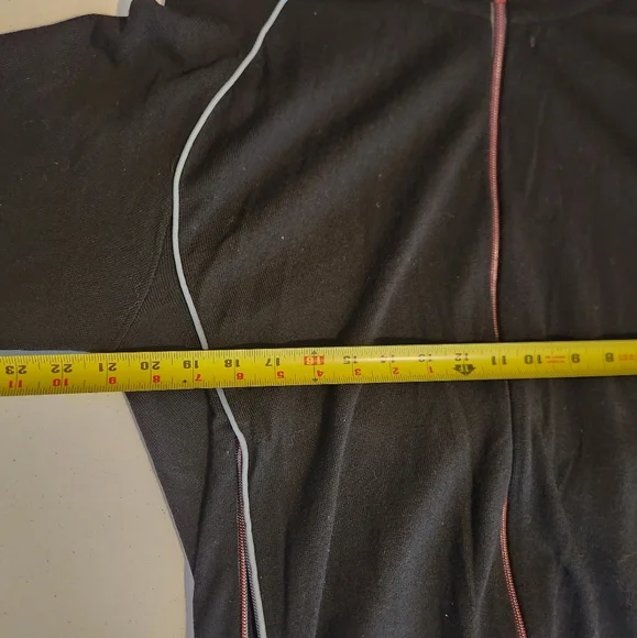 ERMENEGILDO ZEGNA 100% Wool Black Long Sleeve Full Zip Sweater Mens Size Medium - Picture 6 of 11